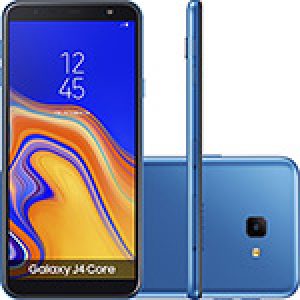 Smartphone Samsung Galaxy J4 Core 16GB Nano Chip Android Tela 6" Quad-Core 1.4GHz 4G Câmera 8MP - Azul