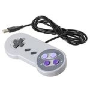 Controle Usb Super Nintendo Snes Joystick Windows Mac Linux