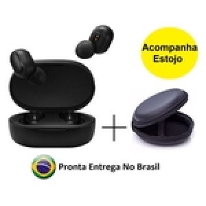 Fone de Ouvido Xiaomi Redmi Airdots Earbuds Sem Fio Bluetooth 5.0 Duplo Tws Original - Versão Global