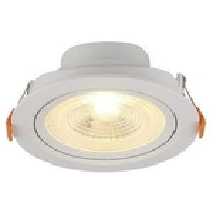 Spot Led Embutir 6 W Bivolt Redondo 3000k Branco Quente