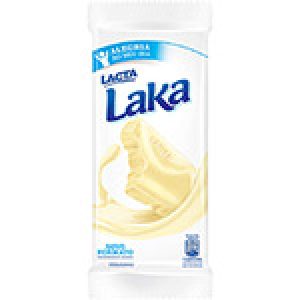 Barra de Chocolate Branco Laka Lacta 90g - 1 Unidade