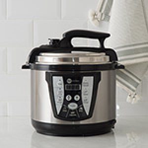 Panela de Pressão Elétrica Fun Kitchen Inox 5L com 2 Anos de Garantia