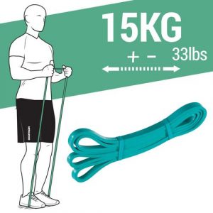 Super Band 15kg Elástico para Exercício Funcional e Alongamento - ELÁSTICO "TRAINING BAND" - 15KG - 33LBS - CROSSTRAINING BY DECATHLON