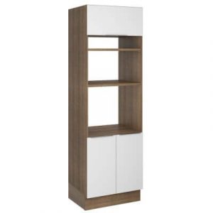 Torre Quente Madesa Stella 70 cm 3 Portas Rustic/Branco